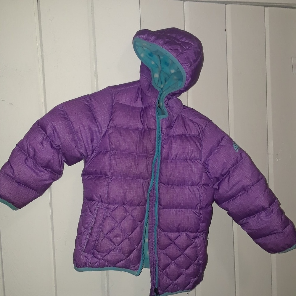 Puffy fleece coat